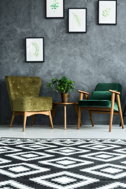 istock Flat with modern furniture 653873224