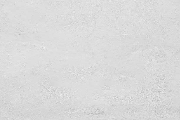 textura de muro de hormigón pintado blanco transparente - fondo - pared fotografías e imágenes de stock