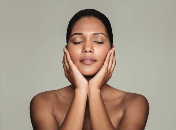 istock Young natural beauty with beautiful skin 653875640