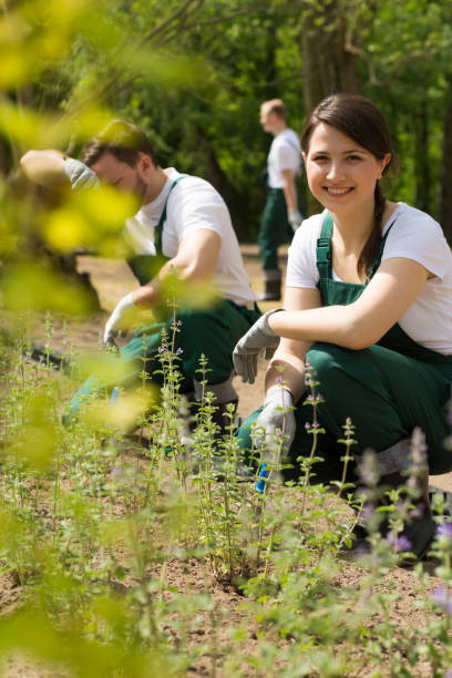 istock Woman gardener smiling 653876624