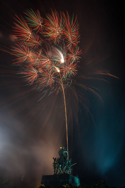 istock New Year Fireworks in Chanthaburi, Thailand. 653880456