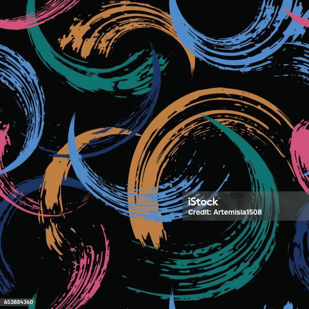 Paint S Pattern Pattern Seamless Abstract Background Pattern With Paint Strokes And Splashes ...