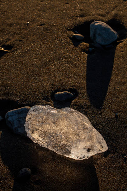 istock Ice and Rock on the Beach (Iceland) 653886562