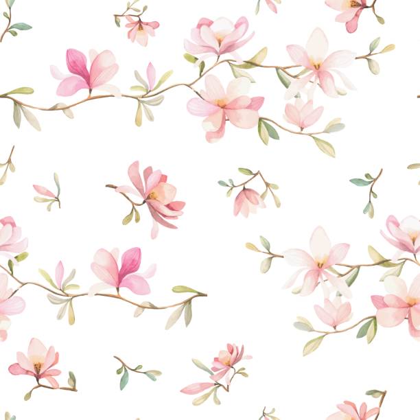 ilustraciones, imágenes clip art, dibujos animados e iconos de stock de diseño floral - rose pink flower single flower