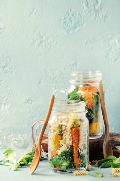 istock Salads in mason jars 653893494