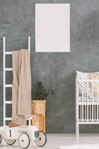 istock Child bedroom in scandi style 653894498