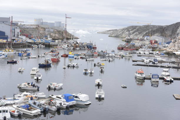 istock Icebergs on Arctic Ocean in Greenland 653895104