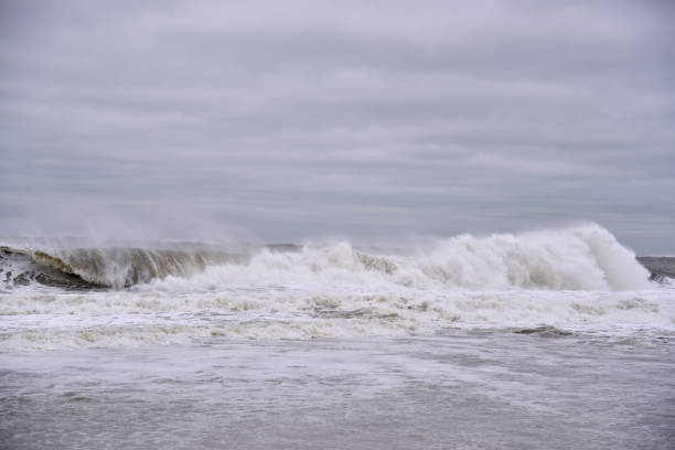 istock Ocean City Beach Surf During Nor'easter 653895248