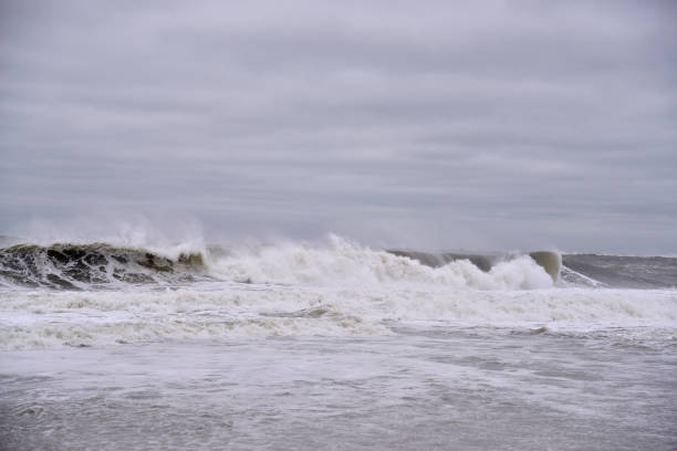 istock Ocean City Beach During Nor'easter 653895646