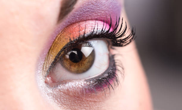 istock Closeup of eye makeup 653922024