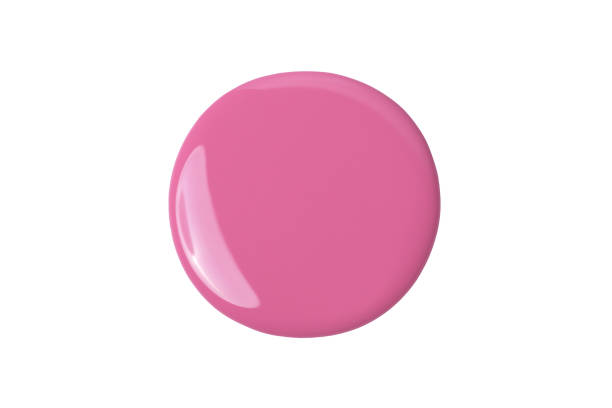 rosa farbe nagellack - nail polish stock-fotos und bilder