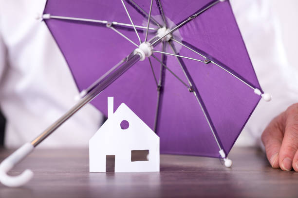 istock Concept of home insurance 653924332