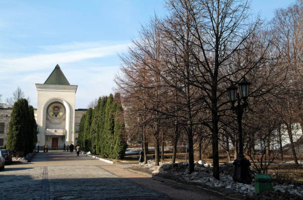 istock a walk through Moscow to the monastery, clear spring day 653926214