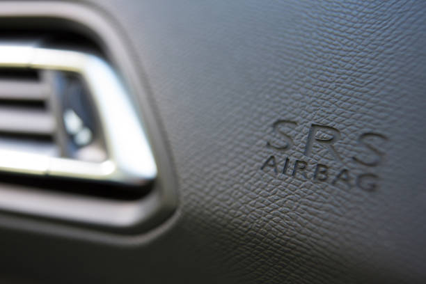 istock Close Up Of Airbag Notice On Car Dashboard 653927042