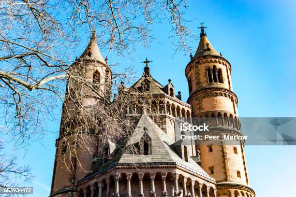 Cattedrale Worms Germania - Fotografie stock e altre immagini di Worms - Germania - Worms - Germania, Cattedrale, Cittadina
