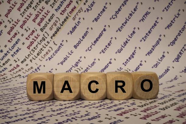 istock macro - cube with letters and words from the computer, software, internet categories, wooden cubes 653937840