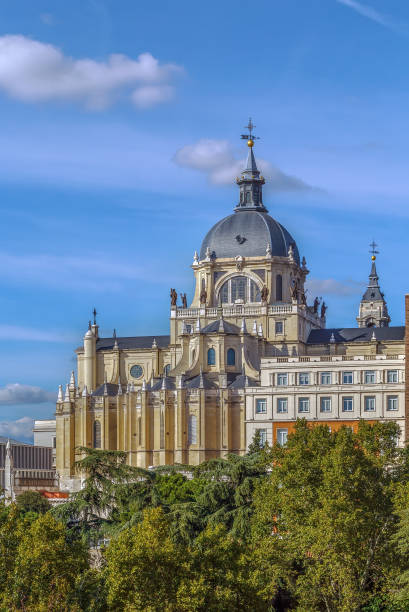 istock Catholic cathedral in Madrid, Spain. 653938010