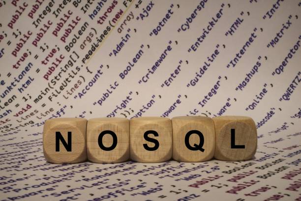 istock nosql - cube with letters and words from the computer, software, internet categories, wooden cubes 653938892