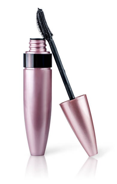 istock Mascara brush wand applicator tilted pink 653943898