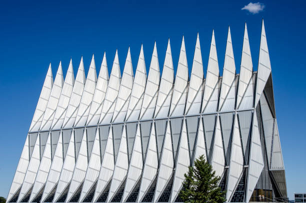 istock Air Force Academy Chapel, Colorado Springs 653947662
