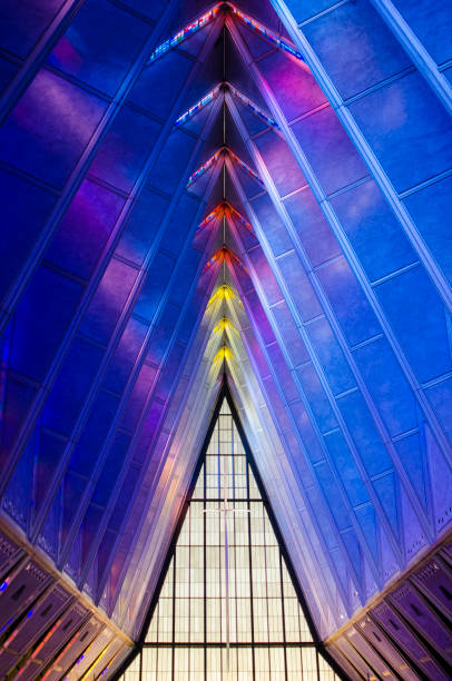 istock Air Force Academy Chapel, Colorado Springs 653949462