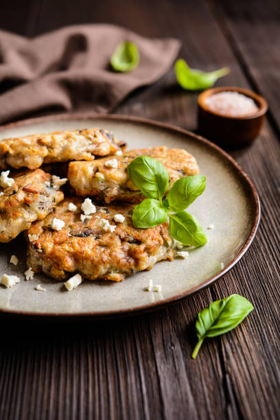 istock Vegetarian mushroom patties 653958824