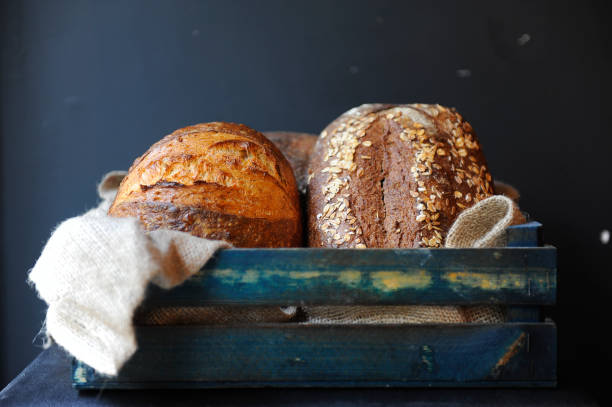 自家製サワー種のパン - soda bread bread brown bread loaf of bread ストックフォトと画像