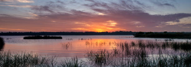 istock Beautiful sunset in Southern highalnds NSW Australia 653962496