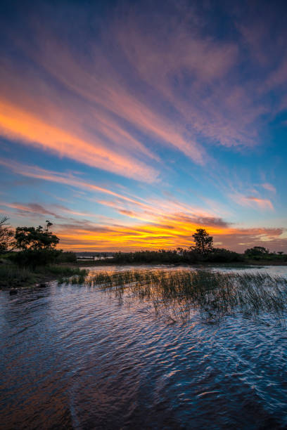istock Beautiful sunset in Southern highalnds NSW Australia 653964490