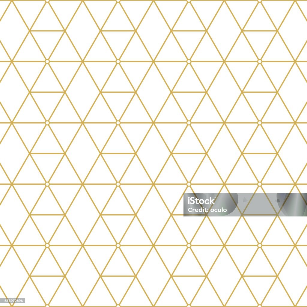 Retro-Muster gold-Quadrate - Lizenzfrei Diamant Vektorgrafik
