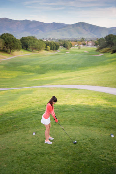 istock Young Hispanic Women Playing Golf 653975944