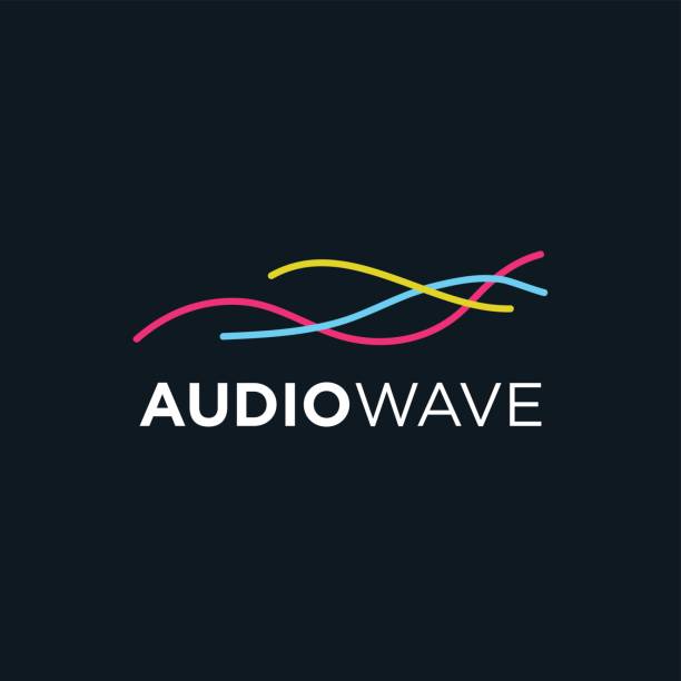 illustrazioni stock, clip art, cartoni animati e icone di tendenza di concetto musicale onda audio, tecnologia audio - secret identity audio