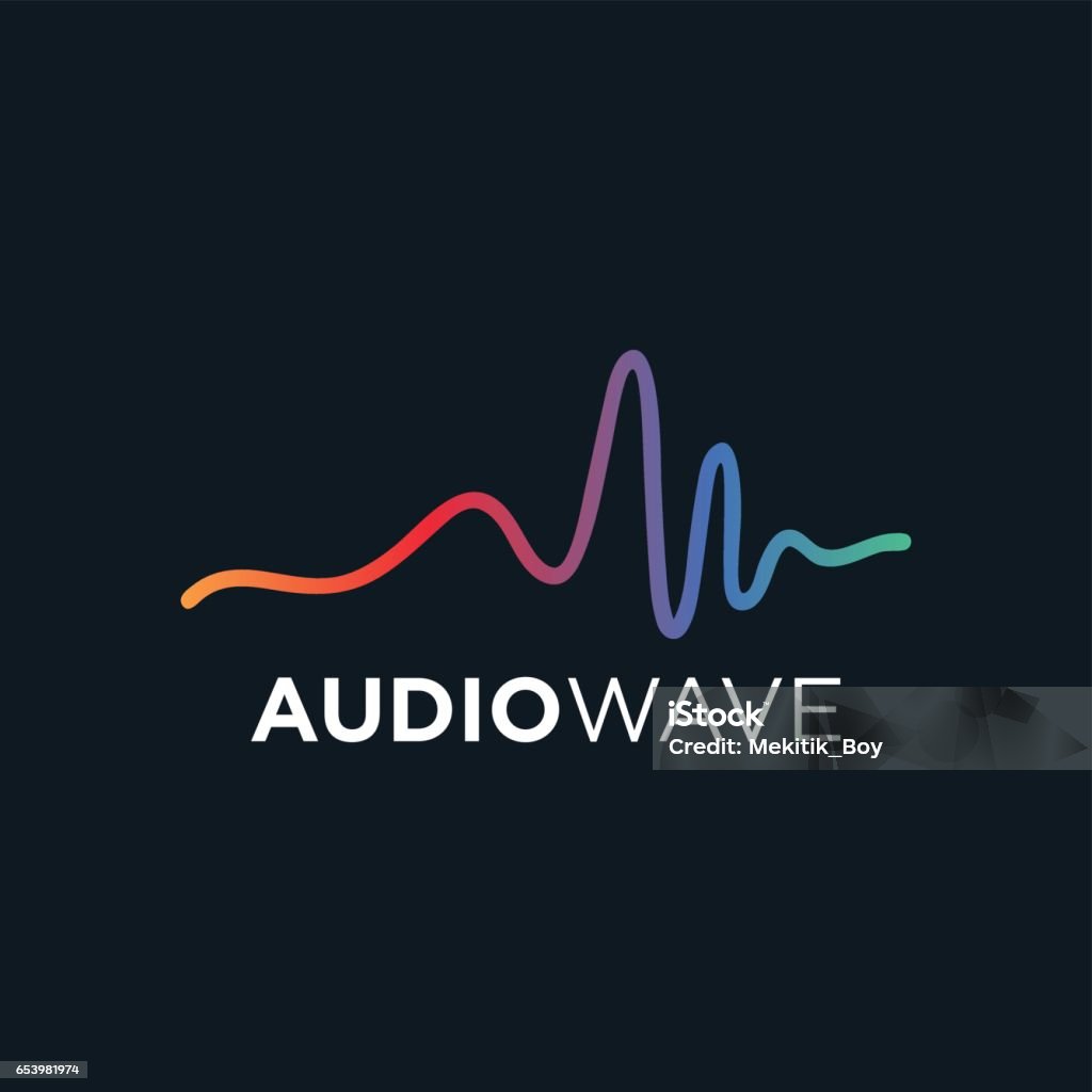 Music concept Audio wave, Audio Technology an amazing audio wave symbol illustration for your music business Logo stock vector