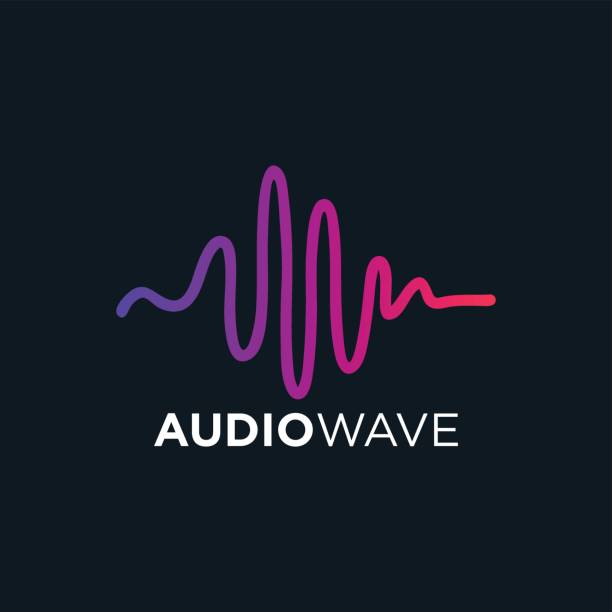 illustrazioni stock, clip art, cartoni animati e icone di tendenza di concetto musicale onda audio, tecnologia audio - secret identity audio