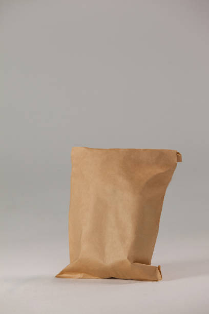 istock Brown paper lunch bag 653997296