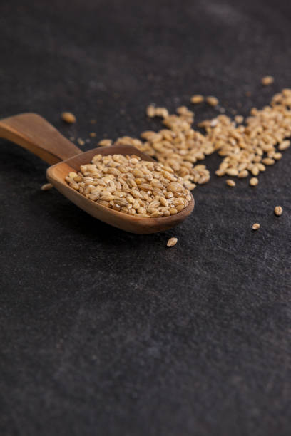 istock Scoop of wheat grains 654009880