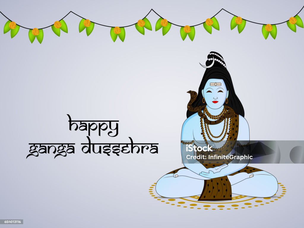 Ganga Dussehra Background Stock Illustration - Download Image Now ...