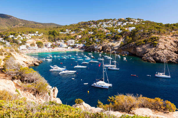 istock Cala d Hort in Balearic Islands 654016422