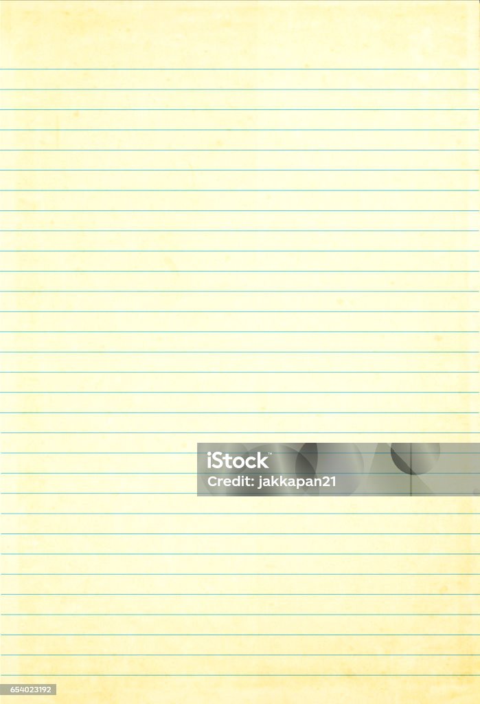 notepad Old notepad paper with line patterned - blank for your design Lined Paper Stock Photo