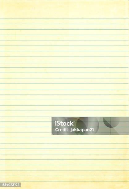 Notepad Stock Photo - Download Image Now - Lined Paper, Yellow, Backgrounds