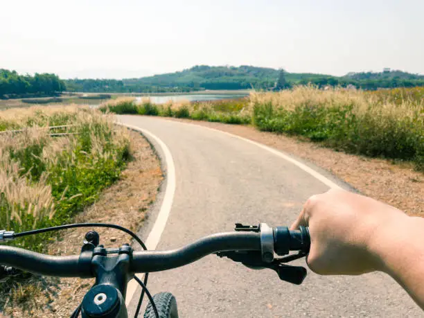 Photo of Bike ride in the bike lane on the hill