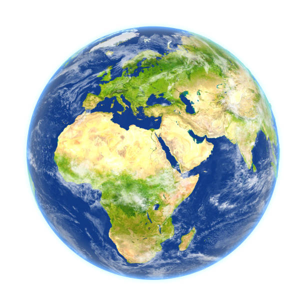 istock EMEA region on Earth isolated on white 654027788