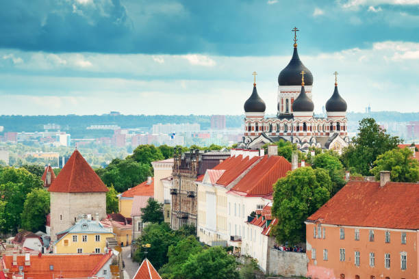 istock view to Orthodox church Alexander Nevsky in old Tallinn 654030938