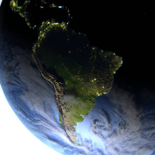 istock South America on planet Earth 654033582