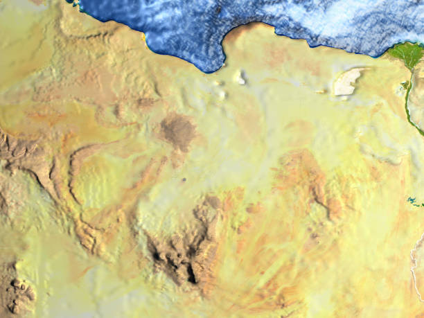 istock Egypt on Earth - visible ocean floor 654035968