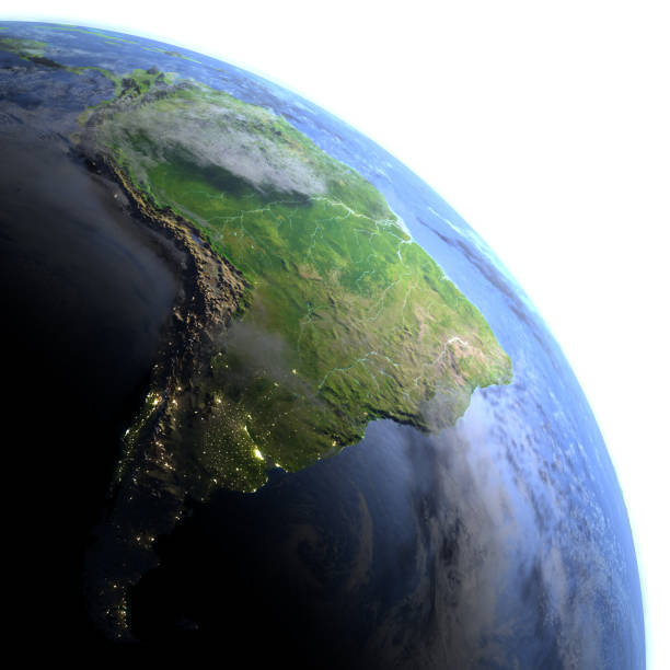 istock South America on planet Earth 654042424