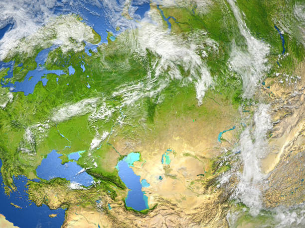istock Western and central Asia on planet Earth 654043098