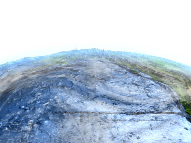istock West coast of Canada on Earth - visible ocean floor 654043244