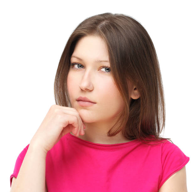 istock Portrait of disappointed girl 654068896