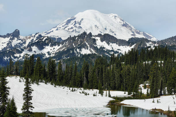 istock Mount Rainier summit, Washington, USA 654074318